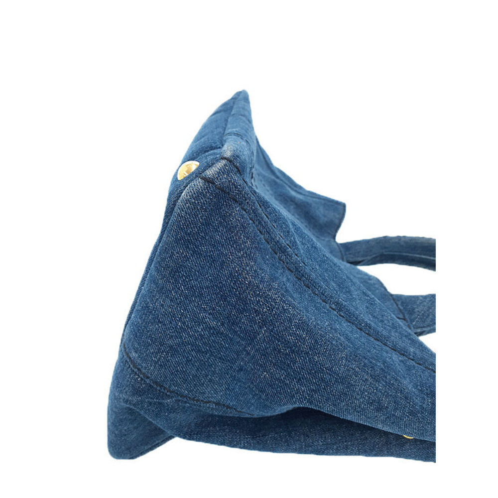 Prada Canapa Denim Tote Bag - Picture 8 of 9